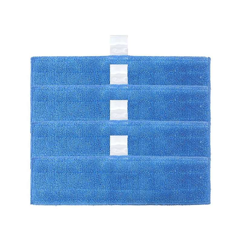 4 Pcs Washable Reusable Microfibre Mop Cloths for Polti Moppy