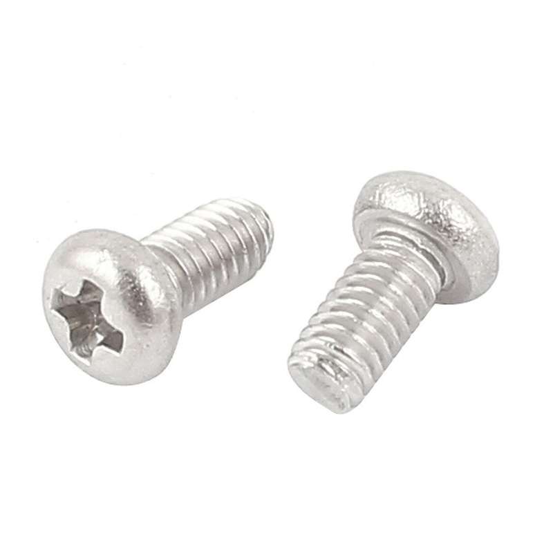 100pcs Crosshead Phillips Pan Head Screws Bolt M2 X 3mm