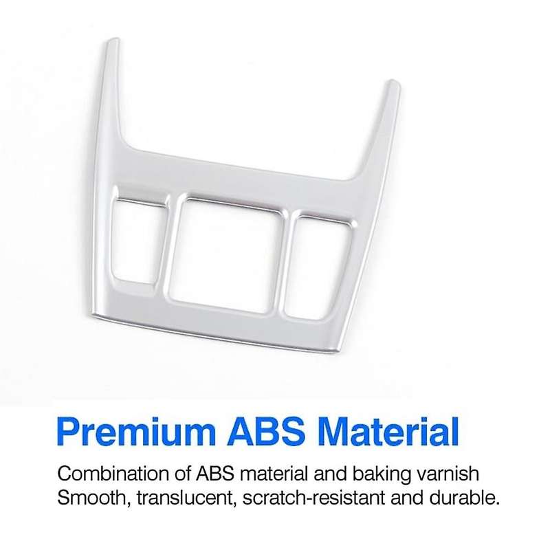 Car Front Reading Light Panel Cover Trim Frame, Carbon Fiber