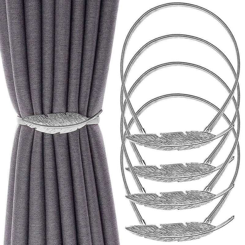 Curtain Tiebacks Spring Design Curtain Ties for Drapes Curtain Silver