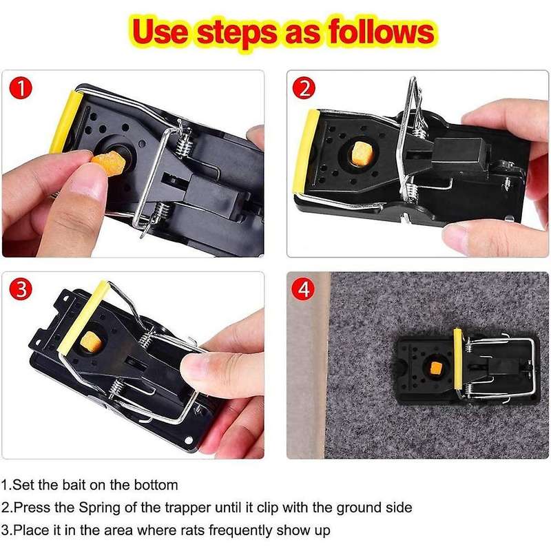 Mouse Traps, Mice Traps for House, Small Mice Trap Indoor Quick-6pcs