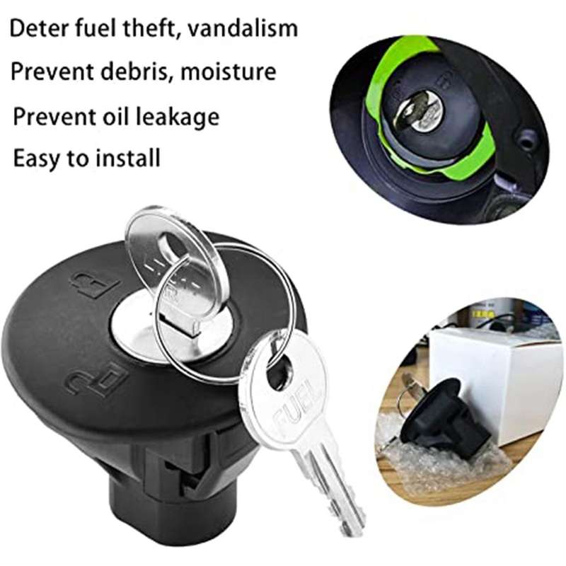 Locking Gas Cap with Key Fuel Cap for Ford Edge F150 Expedition