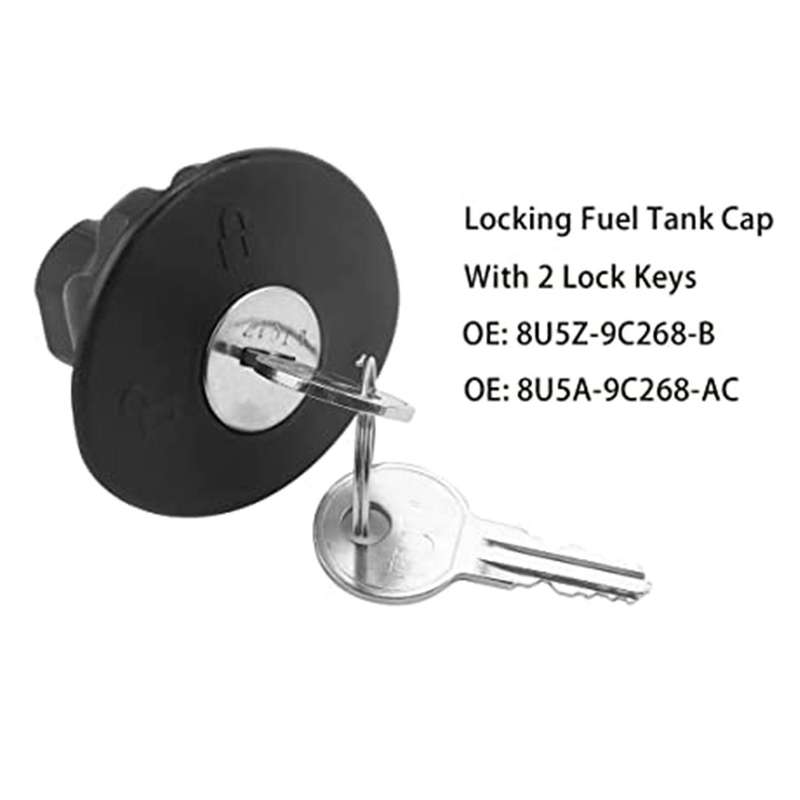 Locking Gas Cap with Key Fuel Cap for Ford Edge F150 Expedition