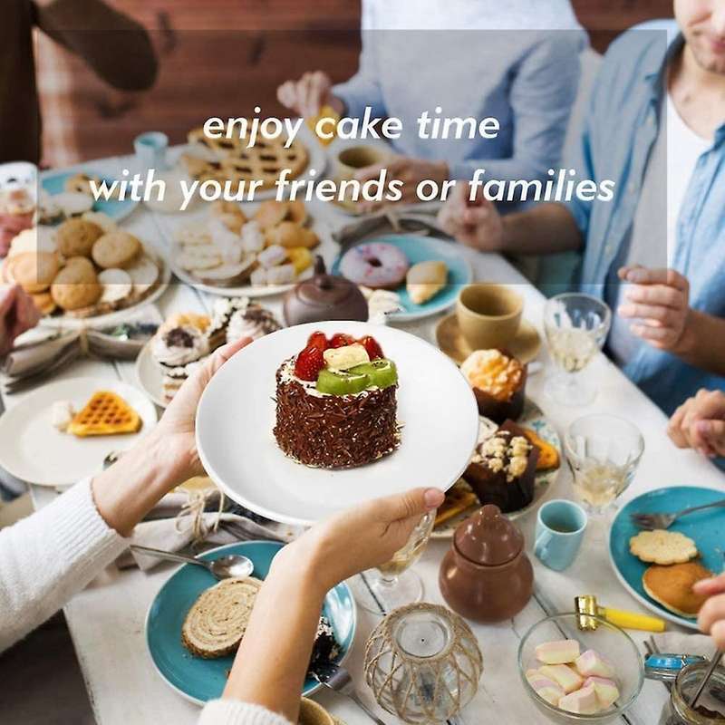 3 Packs 4 Inch Cake Pan, Mini Cake Pan with Removable Bottom