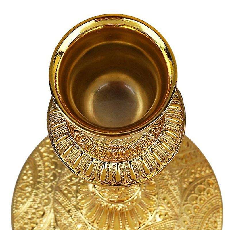 Metal Candle Holder Stand Candelabra Taper Golden Candlestick B