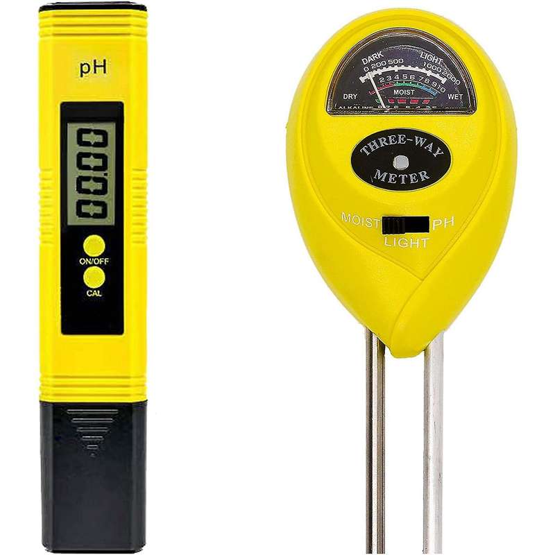Plant Moisture Meter Light,ph Tester for Garden Ph Water Meter