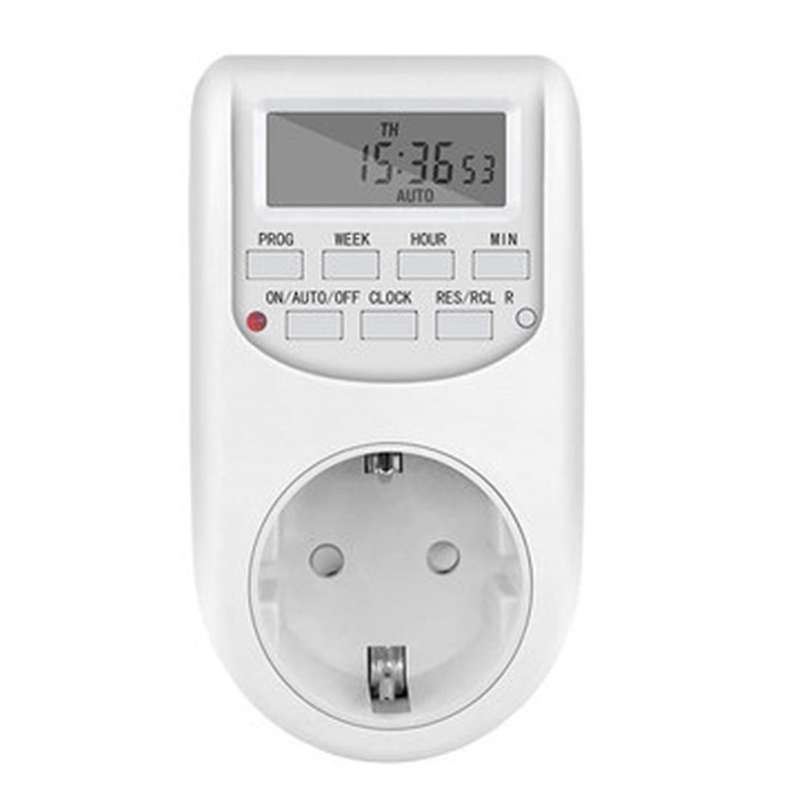 Eu Plug-in Programmable Timer Switch Socket 50hz with Summer Time