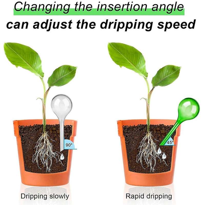 12 Pieces Pp Watering Bulbs, Imitation Glass Self-watering Globes