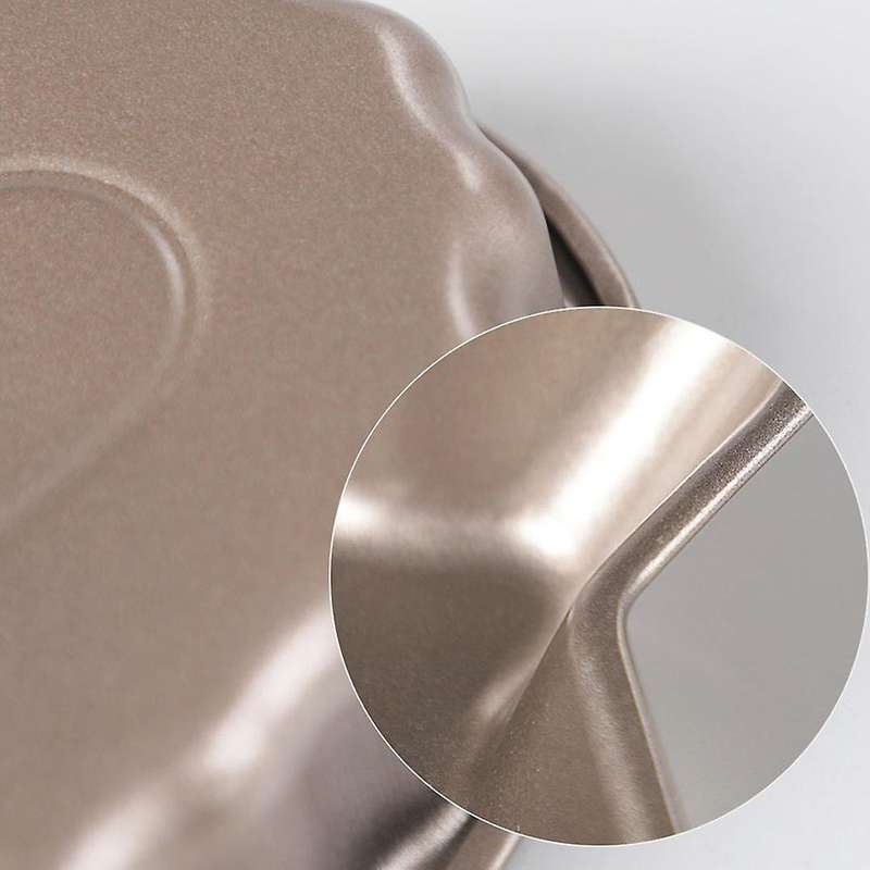6pcs Carbon Steel Non-stick Star-shaped , Egg Tart Pan, Quiche Pan