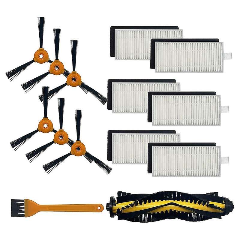 Replacement Main Brush Side Brushes Filters Kit for Ecovacs Deebot