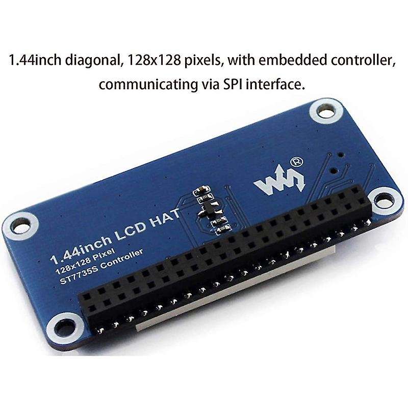 Waveshare 1.44 Inch Lcd Display Hat for Raspberry Pi 2b/3b/3b+/zero