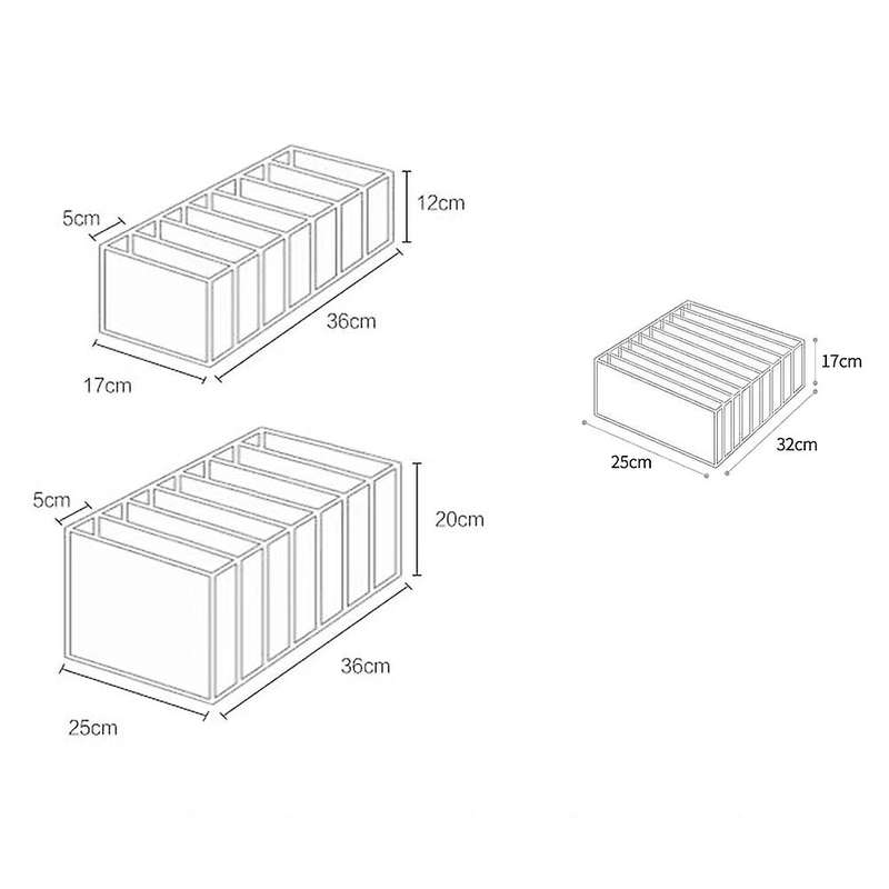 Washable Wardrobe Clothes Organizer Set Of 3,foldable Visible Closet