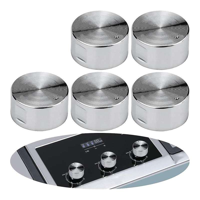 5pcs Metal Gas Stove Knobs 6mm Cooker Control Range Oven Knob