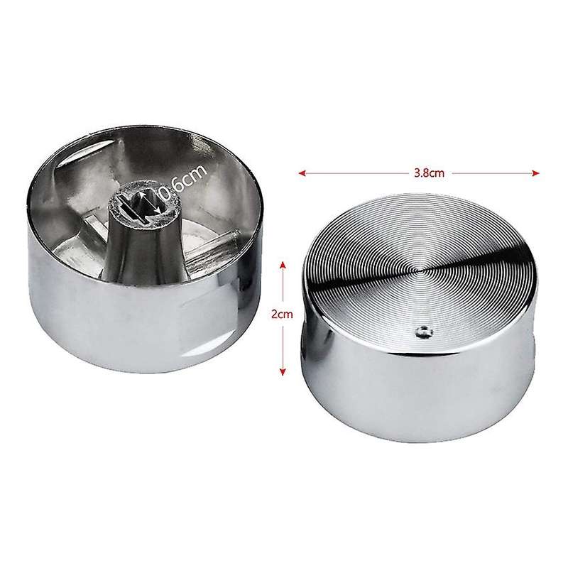 5pcs Metal Gas Stove Knobs 6mm Cooker Control Range Oven Knob