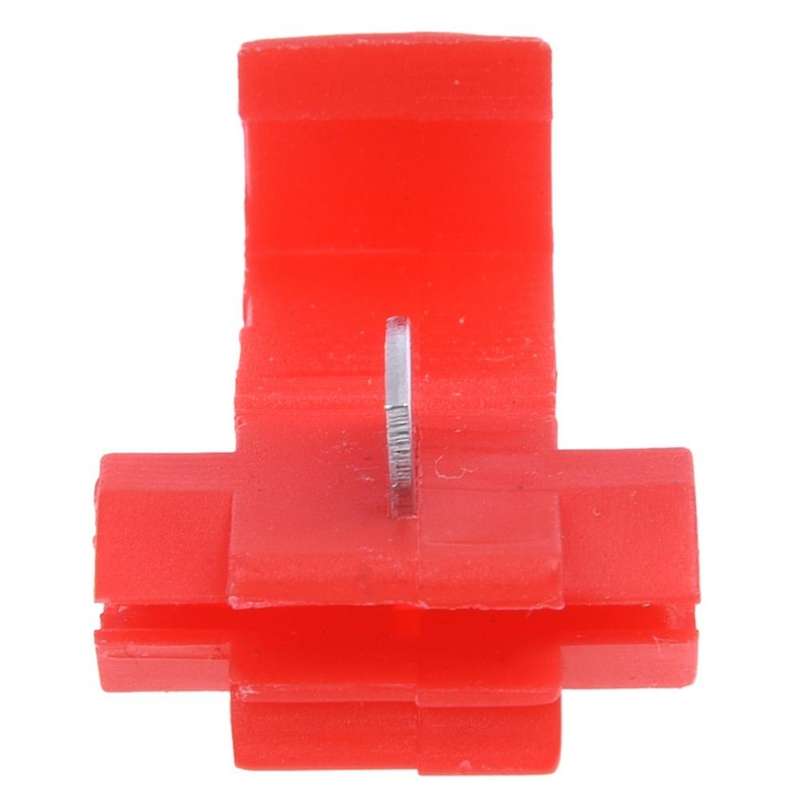 200pcs Quick Splice Connectors Lock Wire Terminals Crimp - Red
