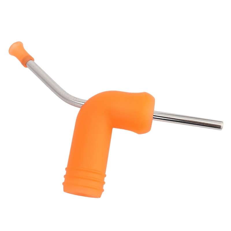 Beer Snorkel, Double Beer Snorkel, Beer Dispenser Orange