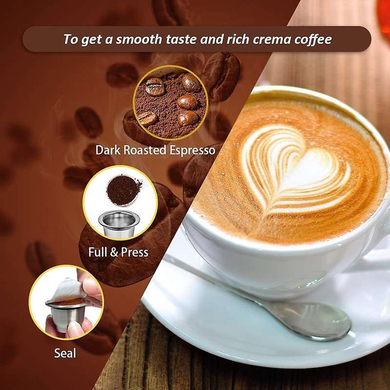 Coffee Capsule Stainless Steel Cup for Nespresso Original Line