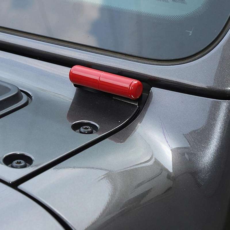 Car Front Windshield Hinge Cover for Wrangler Jl Jt 2018-2022, Red