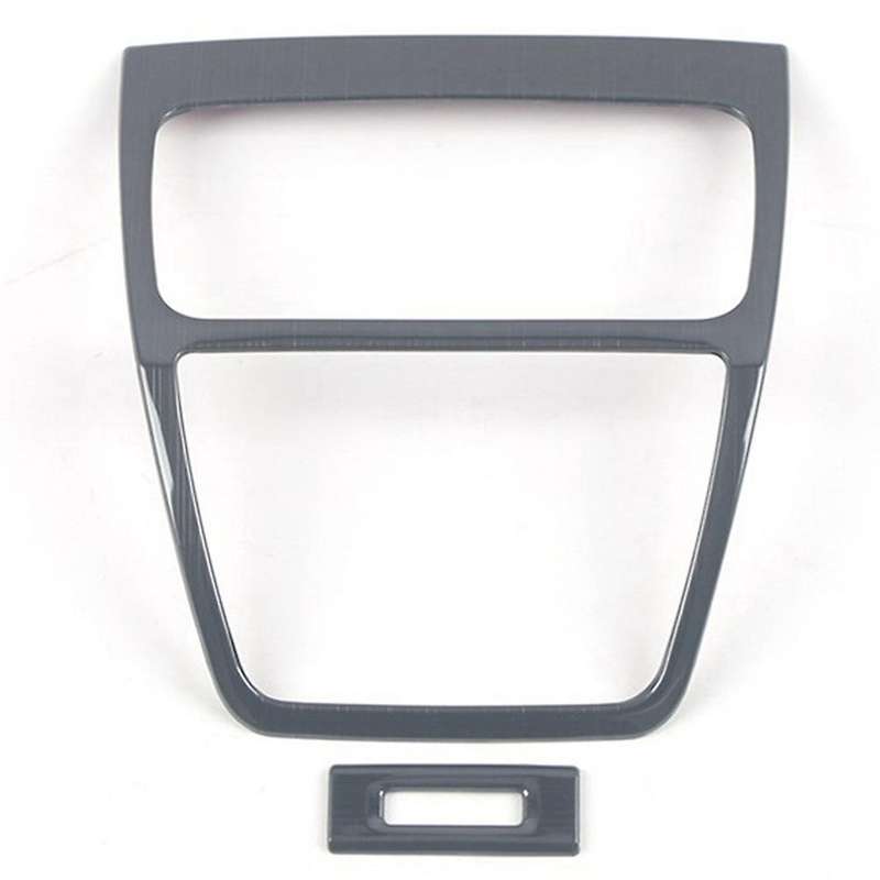 Rear Air Outlet Vent Frame Cover Armrest Box Trim,black