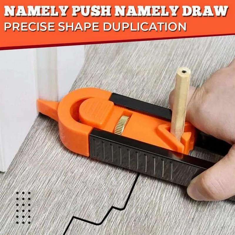 1pcs Profile Scribing Ruler Contour Gauge with Lock Measurement Tools