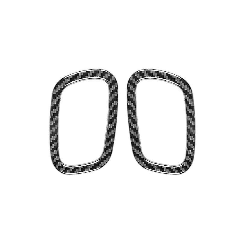 Car Carbon Fiber Dashboard Side Upper Air Vent Housing Outlet Cover