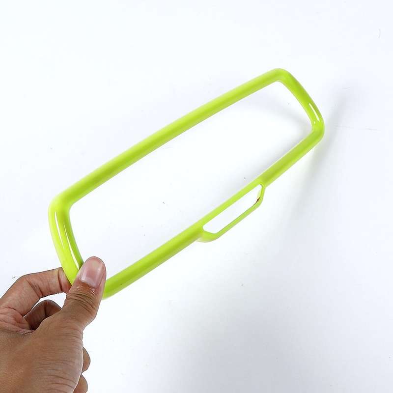 Car Inner Rear View Mirror Cover Abs for Dodge Challenger (green)
