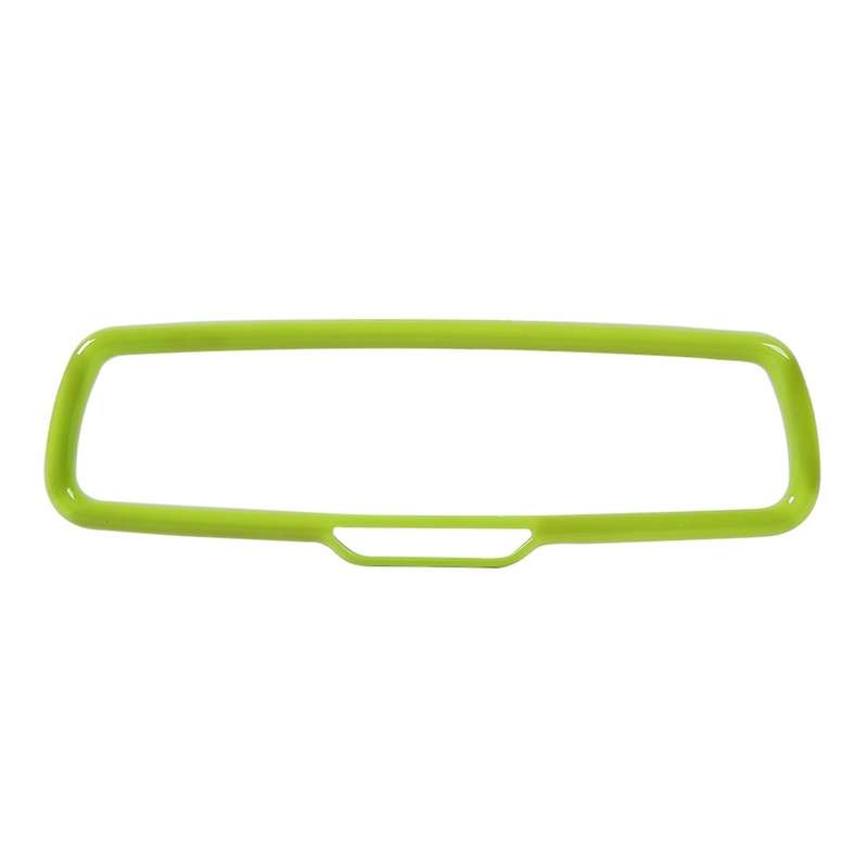 Car Inner Rear View Mirror Cover Abs for Dodge Challenger (green)