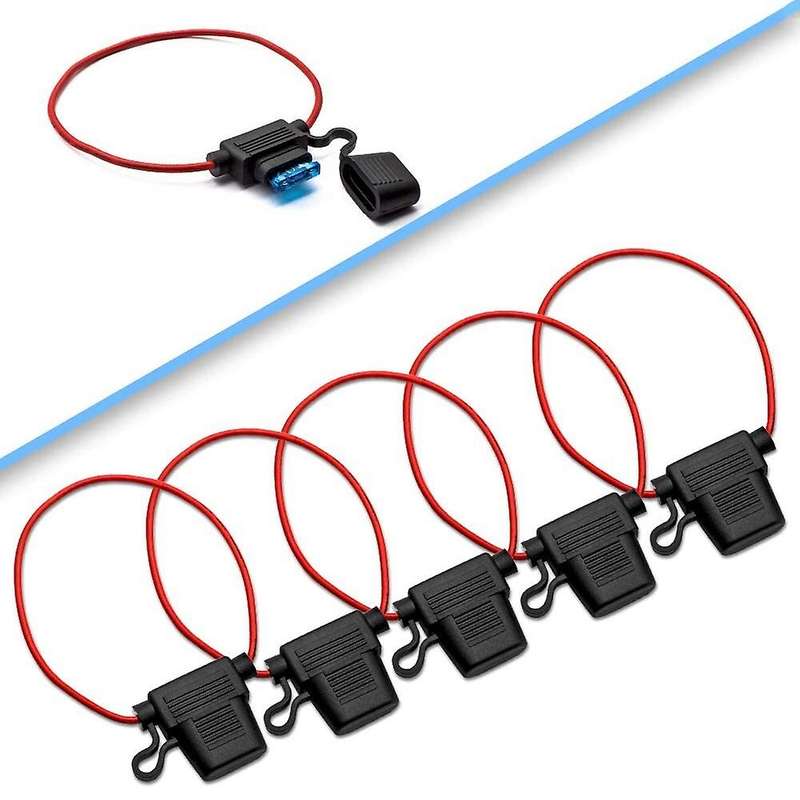 100pcs Mini Anti-theft Car Fuse Plug Fuse Splitter Fuse (2a - 35a)