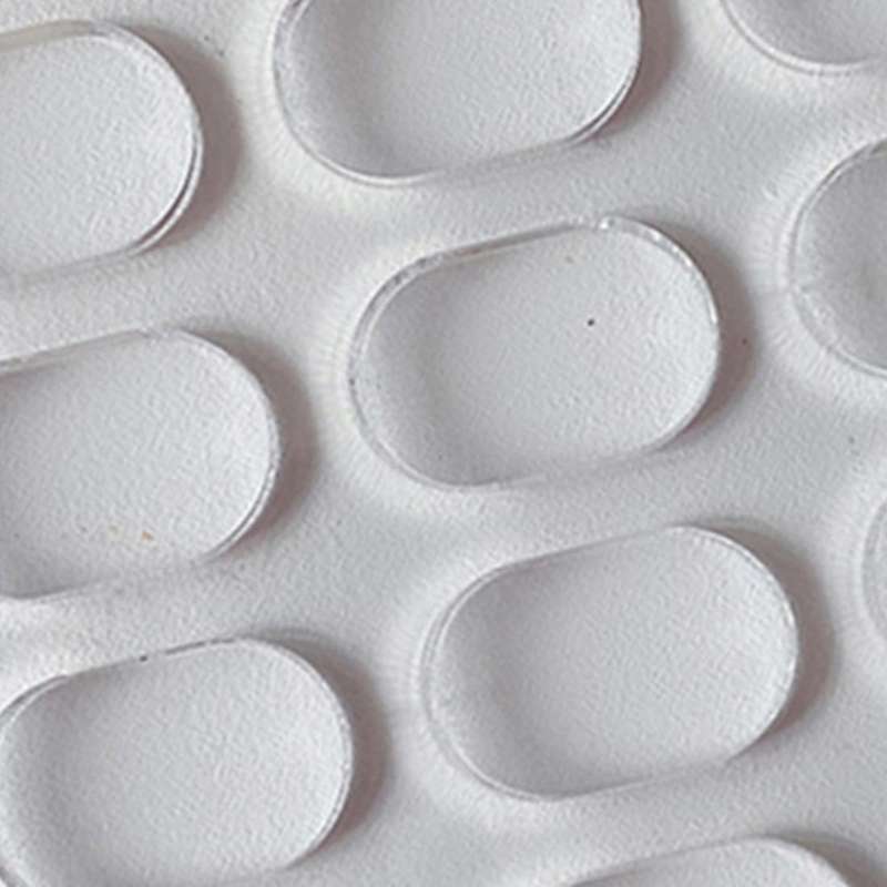 Clear Polycarbonate Dacquoise Cake Mold Oval Dakovaz Macaron Mould
