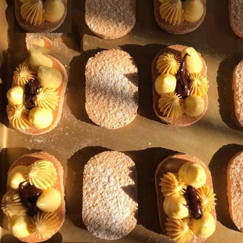 Clear Polycarbonate Dacquoise Cake Mold Oval Dakovaz Macaron Mould