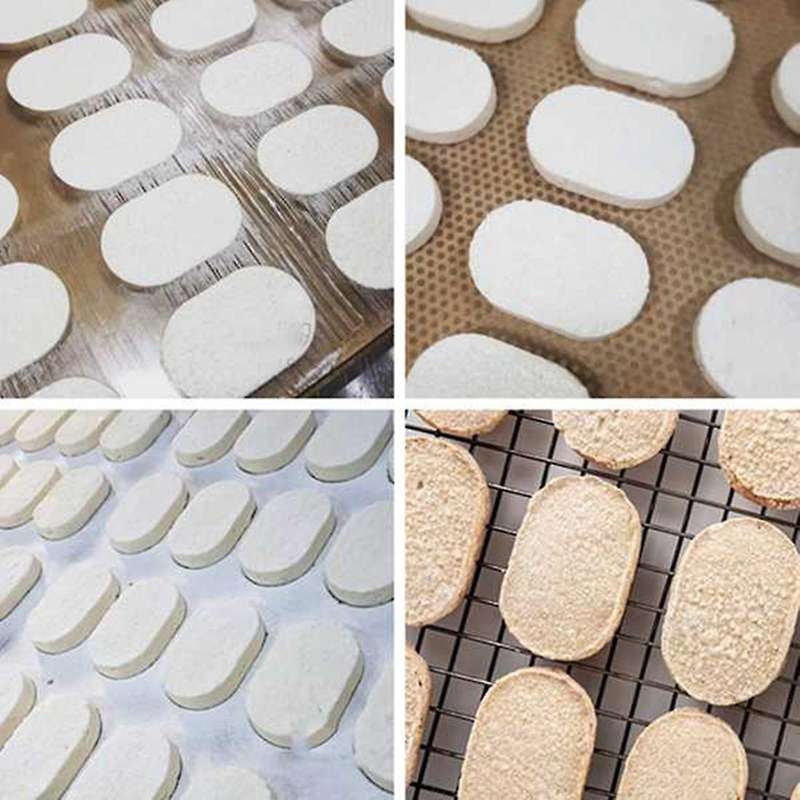 Clear Polycarbonate Dacquoise Cake Mold Oval Dakovaz Macaron Mould