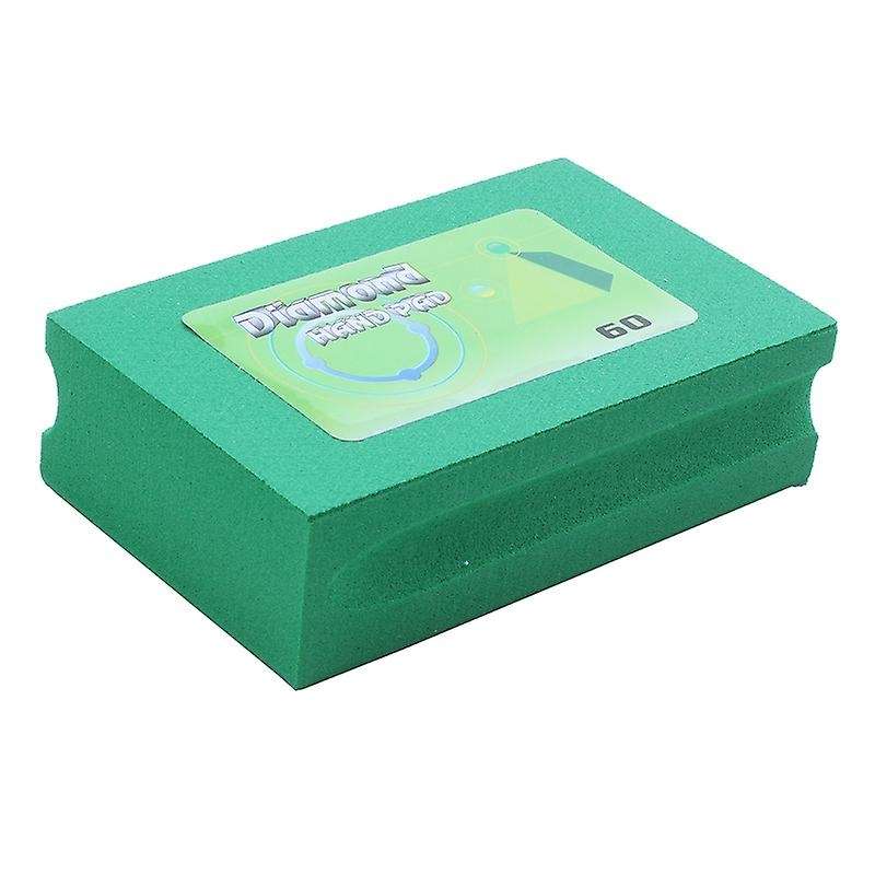 Sponge Grinding Dry Diamond Hand Polishing Pad Grit 60 Green