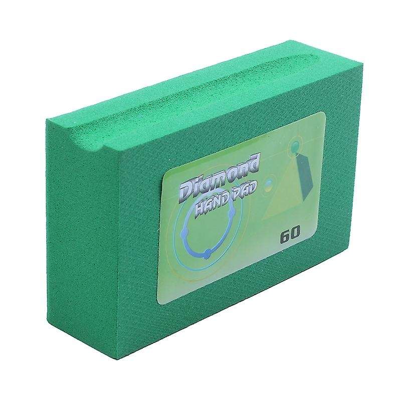 Sponge Grinding Dry Diamond Hand Polishing Pad Grit 60 Green