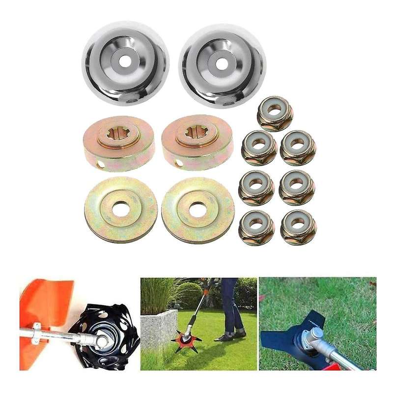 8 Pcs Lawnmower Gearbox Universal with 5 Pcs Thread for Brush Cutter