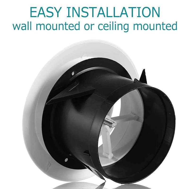 8 Inch Air Vent Covers, Diffuser for Exhaust Fan, Inline Duct Fan