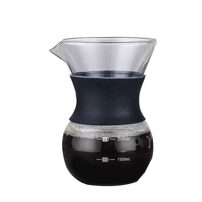 High Borosilicate Glass Sharing Coffee Pot Glass Coffee Pot 200ml
