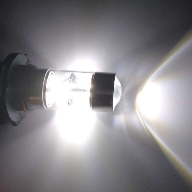 2x 9005 Hb3 6000k 100w 2323 Led Projector Fog Light Bulbs White