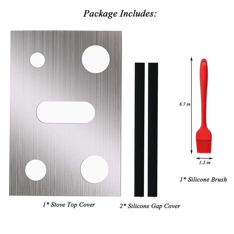 Stove Cover Stove Top Protectors for Samsung Gas Range(0.2mm Silver)