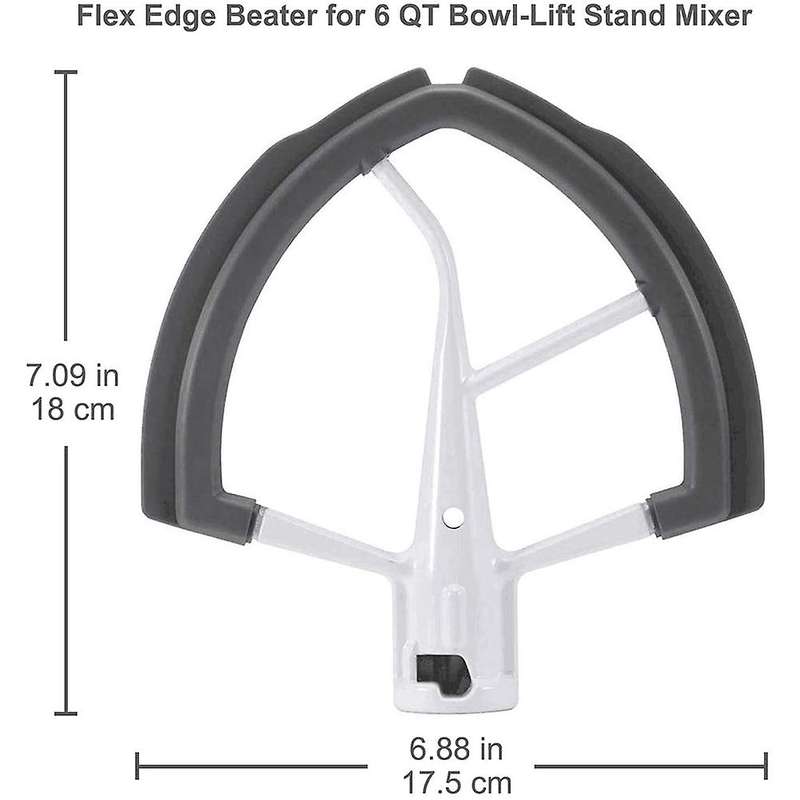 Flex Edge Beater for Kitchen 6 Quart Bowl-lift Stand Mixer Bowls