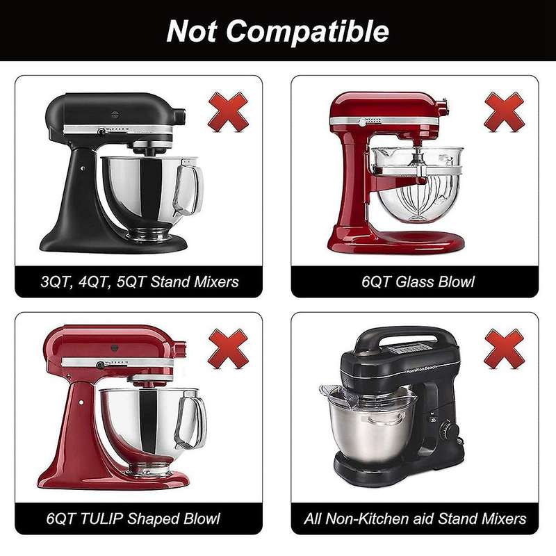 Flex Edge Beater for Kitchen 6 Quart Bowl-lift Stand Mixer Bowls