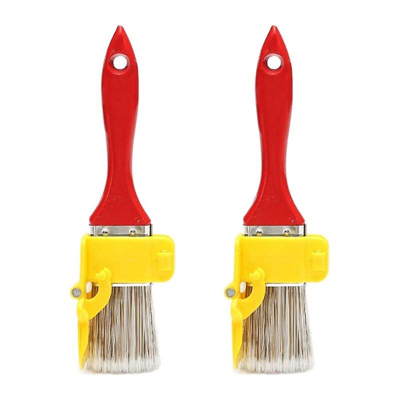 2pcs Clean Cut Edger Paint Brush Edger Brush Tool for Home Wall Room