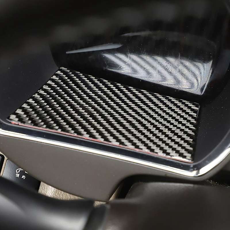 Carbon Fiber Dashboard Gasket Cover Trim for Toyota Highlander 09-13