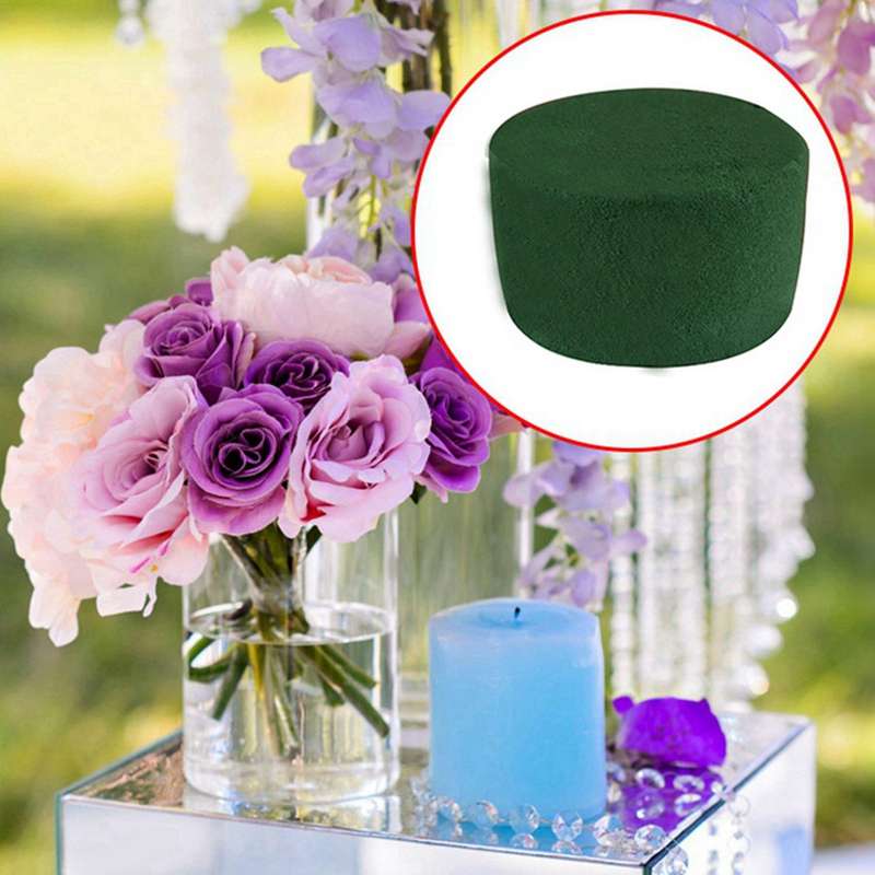 Diy Flower Arrangement Kit Green Round Flowers Party Decoration