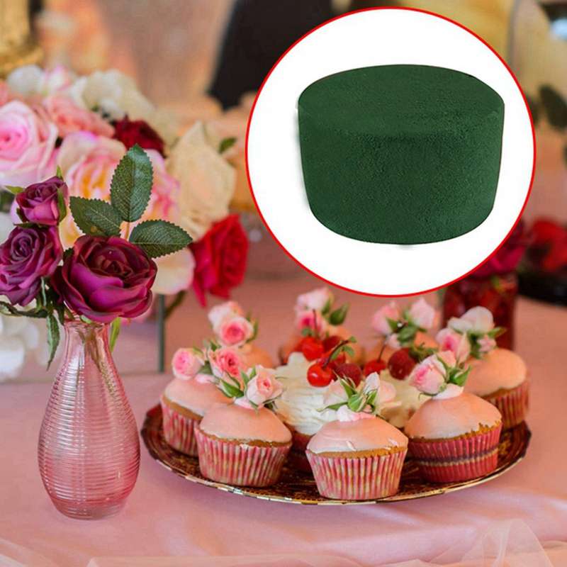 Diy Flower Arrangement Kit Green Round Flowers Party Decoration