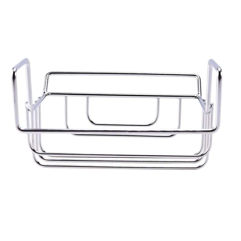 Stainless Steel Hanging Sponge Towel Rack Sink Drainer Basket Storage