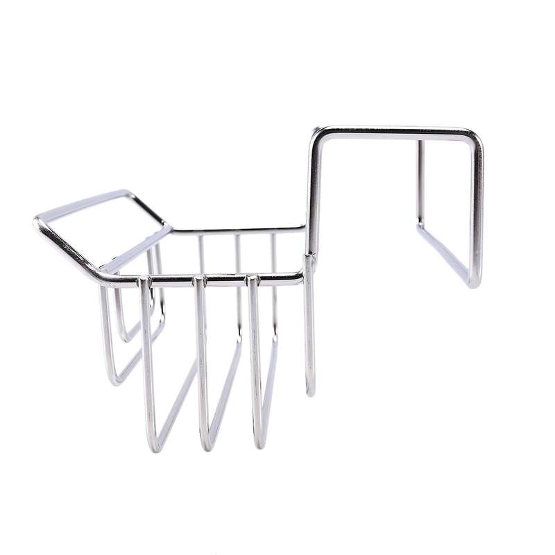 Stainless Steel Hanging Sponge Towel Rack Sink Drainer Basket Storage