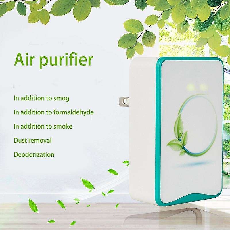 2 Pcs Household Deodorizing Second-hand Smoke Air Purifier Eu Plug