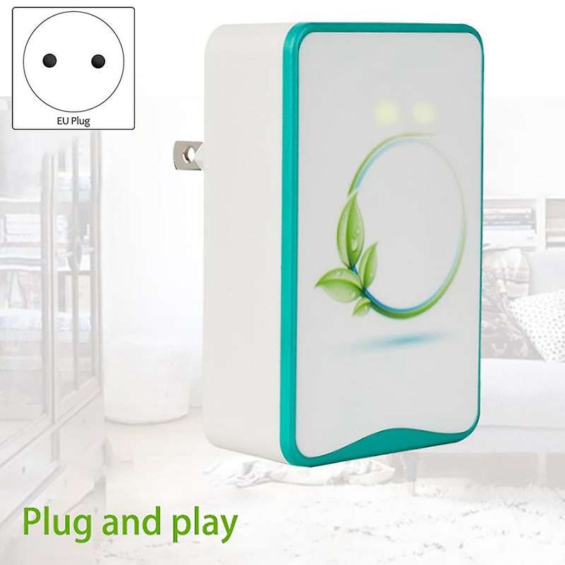 2 Pcs Household Deodorizing Second-hand Smoke Air Purifier Eu Plug