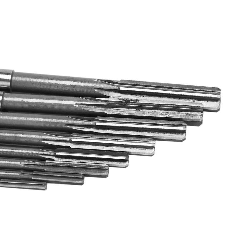 8pcs/set Hss H7 Machine Reamer Straight Shank Chucking Reamers Set