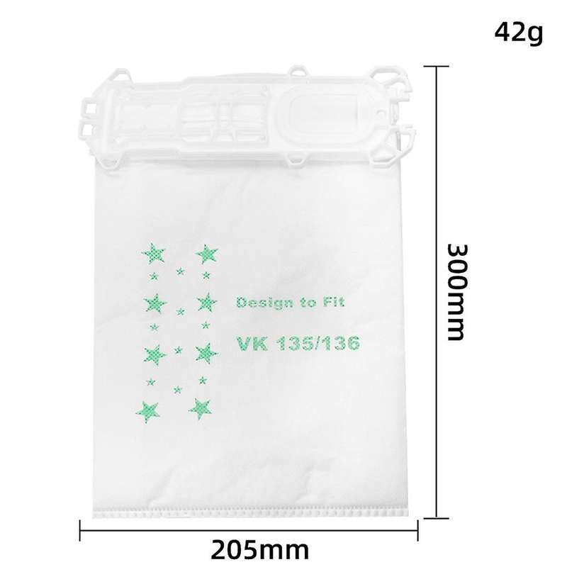 6pcs Dust Bag Replacement Accessories Robotic Vacuum Cleaner